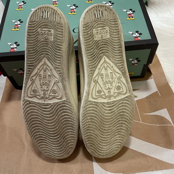 SOLD - Gucci x Disney Mickey Mouse Ace Low Distressed Sneakers - Picture 7 of 10